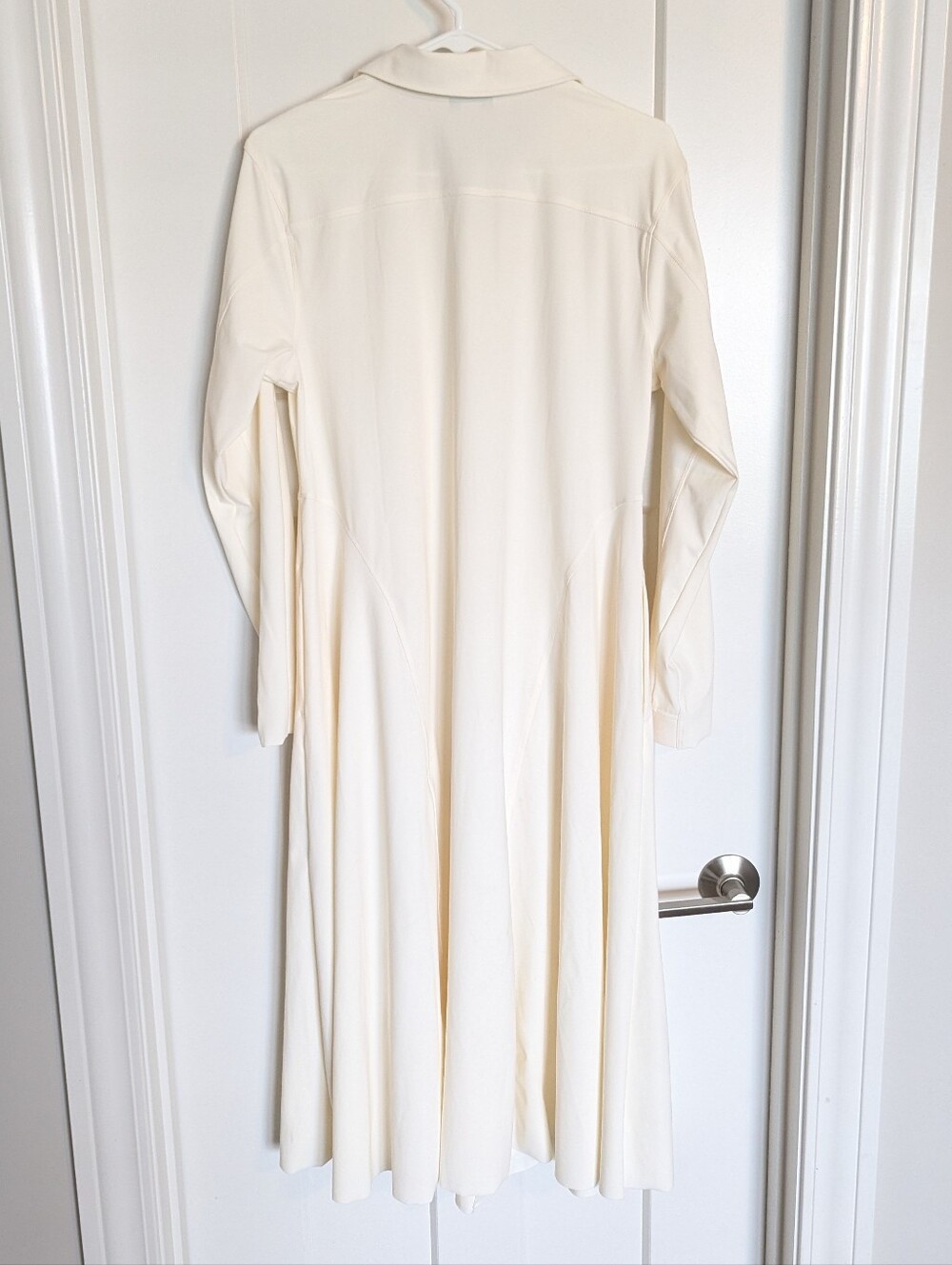 Athleta Cosmic Layer Dress - Off White Cream sz M - Picture 7 of 8